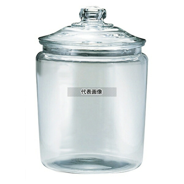 ガラス ストレートジャー 372 (7.6L) 7.6L φ235×H340 保存容器 No.4214100