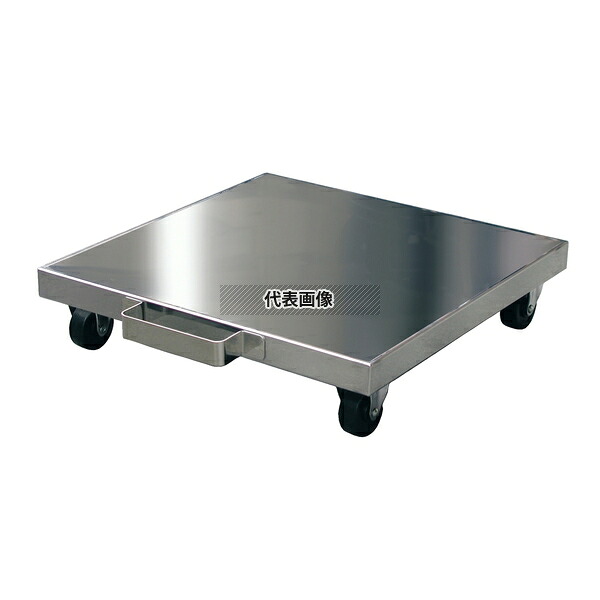 ステンレス炊飯台車 RTK-500 500×500×95 500×500×H120 台車 No.4286400