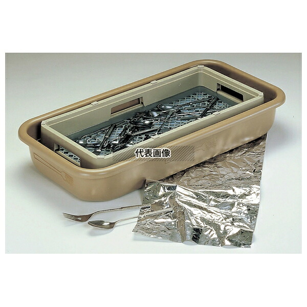 江部松商事 レーバン シルバー浸漬用 ソークパン 1kg 630×330×H105 ラック No.4471600