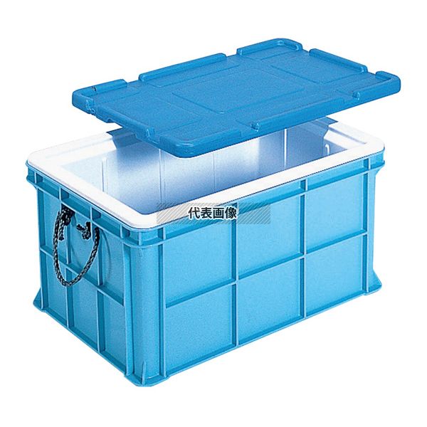 三甲 サンコー サンコールドボックス #75 ブルー 54L 656&times;456&times;H368 運搬/ケータリング No.4862700｜セミプロＤＩＹ店ファースト
