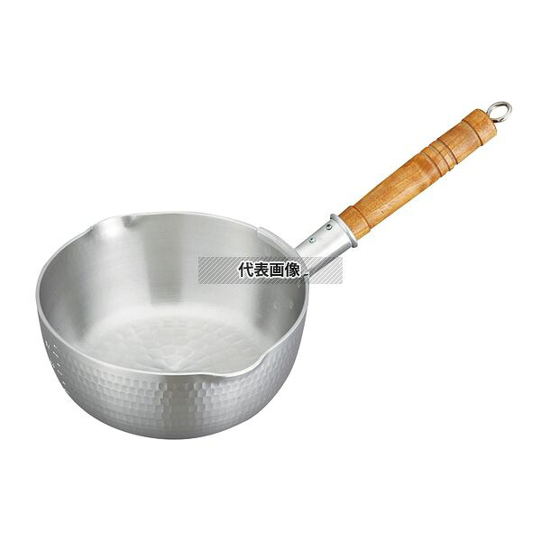 NAKAO(中尾) アルミ打出 ヤットコ雪平鍋 (目盛付) 16.5cm 1.3L φ187 鍋全般 No.4865500