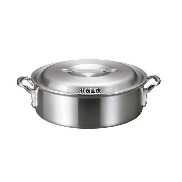 アルミ バリックス 外輪鍋 (磨キ仕上ゲ) 36cm 12L φ385 ガス専用 No.4976801