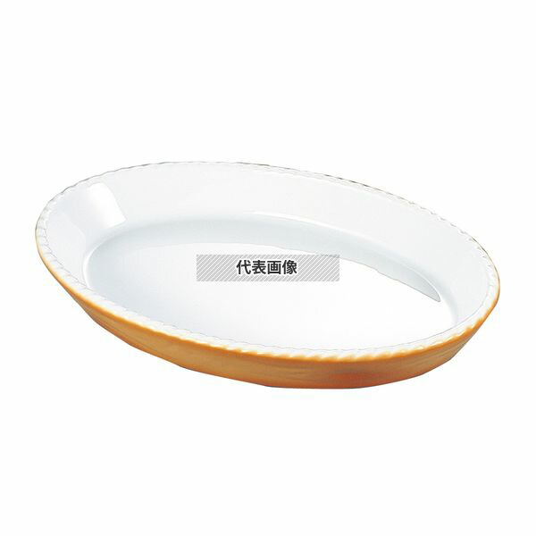 BAUSCHER(バウシャ) 小判型 グラタン皿 784-24 カラー 600ml オーブンウェア 245×145×H37mm No.5061100