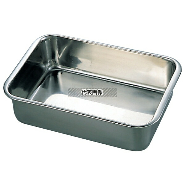 18-8(ステンレス) DUバット 49型 490×330×H115 バット No.5626300