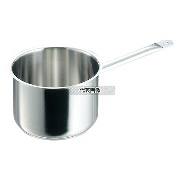de Buyer(デバイヤー) イノックス 三重底 深型片手鍋 (蓋無) 3468-22 4L φ232 IH/ガス兼用鍋 18-10(ステンレス) No.6259000