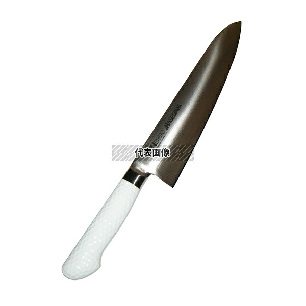 長谷川化学工業 ハセガワ 抗菌カラー庖丁 牛刀 MGK-27 27cm ホワイト 406 牛刀 No.6606310