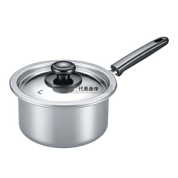 EBM(江部松) モリブデン 実用鍋 (片手) 16cm 1.8L φ190 鍋全般 No.7041600