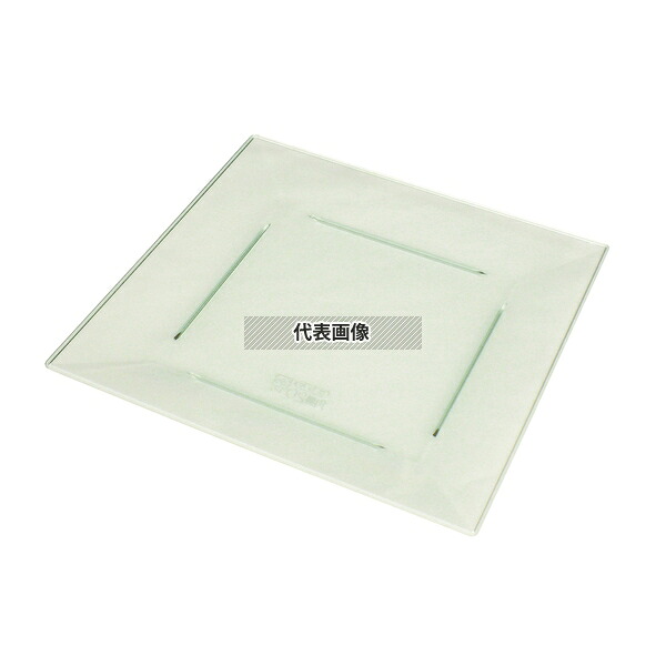 ニシキ プラ容器 角皿 35 (10枚入) エメラルドグリーン 350×350×H23 厨房消耗品 No.8386120