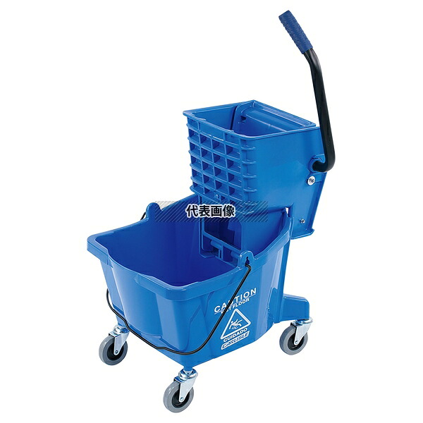 カーライル モップリンガー (サイドプレス) 25L 36908 (14) ブルー 25L 420×470×H870 モップ絞り器 No.8931200|セミプロDIY店ファースト