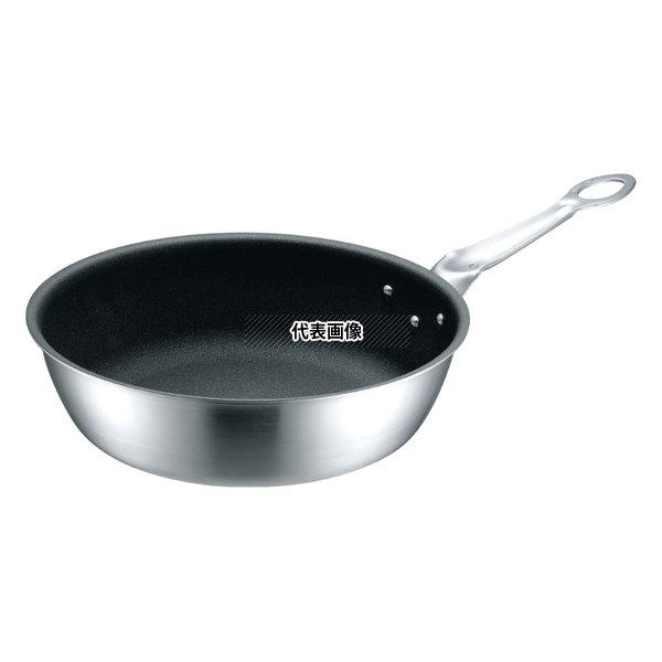 3層鋼 セラミックコーティング深型フライパン 24cm 10324 No.7163400｜セミプロＤＩＹ店ファースト