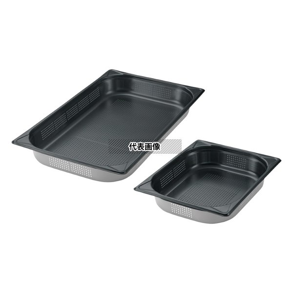 EBM 18-8 ノンスティック 穴明GNパン 1/1 100mm No.8852605｜セミプロＤＩＹ店ファースト