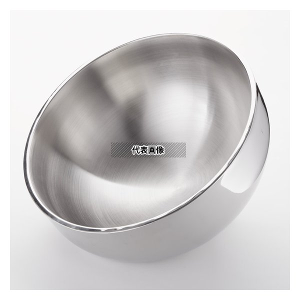 AM ステンレス 2重サラダボール アングル 9L AB14 No.2402570｜セミプロＤＩＹ店ファースト
