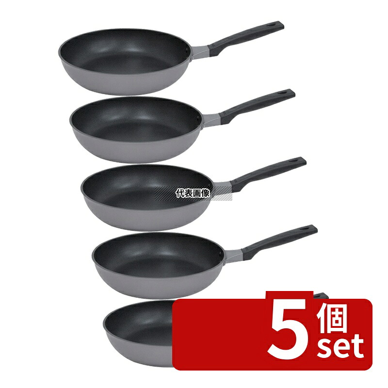 【5個セット】ウルシヤマ金属工業 リョーガ フライパン 26cm φ270(ハンドル含まず) フライパン No.0233530｜セミプロＤＩＹ店ファースト