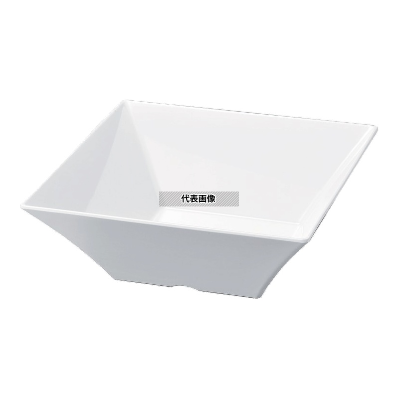 若泉漆器 ニューホワイト 深型盛鉢 40cm 400&times;400&times;H145mm 和/洋/中 食器 No.0261260｜セミプロＤＩＹ店ファースト