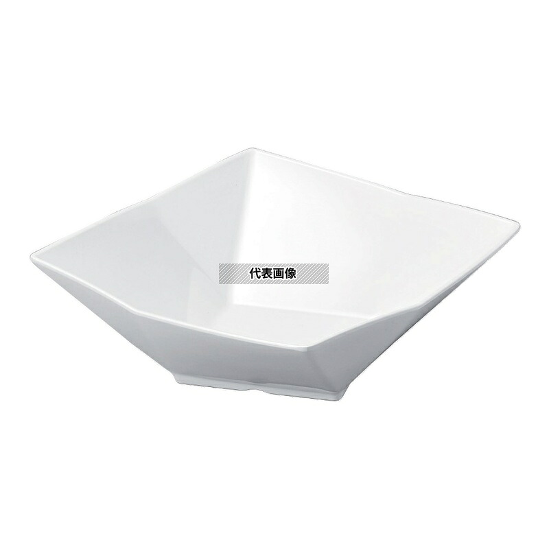 若泉漆器 ニューホワイト 折紙盛鉢 37cm 370&times;370&times;H115mm 和/洋/中 食器 No.0261390｜セミプロＤＩＹ店ファースト 9,443円