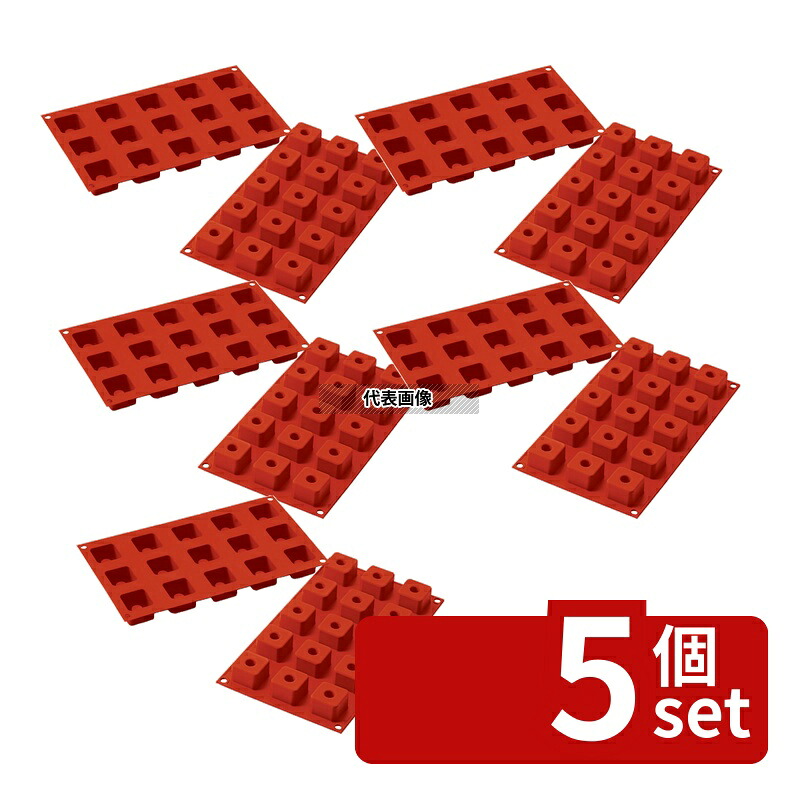 【5個セット】Silikomart(シリコマート) シリコンフレックス スシマキ(15ガ取) SF175 175×300mm 焼き型 No.0558250|セミプロDIY店ファースト