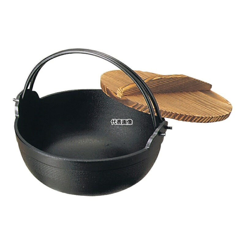 南部 鉄 フル里鍋 深型 30cm 電磁用 21011 黒塗リ 3L 卓上鍋/焼物用品 No.1696230｜セミプロＤＩＹ店ファースト