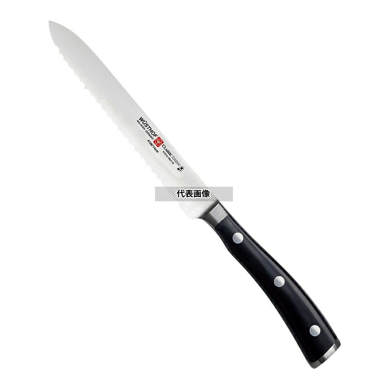 ヴォストフ クラシックアイコン ソーセージナイフ (両刃) 4126-14cm 1030331614 240 ナイフ No.2760140｜セミプロＤＩＹ店ファースト 22,673円