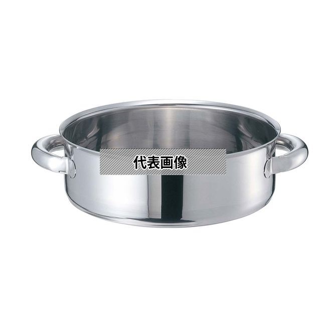 EBM(江部松) モリブデンジII 外輪鍋 21cm 蓋無 OD225×BD180 IH・ガス兼用鍋 No.8689900|セミプロDIY店ファースト
