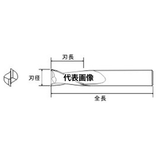 東洋アソシエイツ(TOYOAS) ミスターマイスター 小型工作機械用エンドミル (32140) エンドミル 14.0mm(2枚刃)