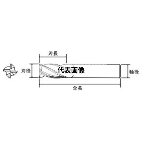 東洋アソシエイツ(TOYOAS) ミスターマイスター 小型工作機械用エンドミル (34125) エンドミル 12.5mm(4枚刃)|セミプロDIY店ファースト