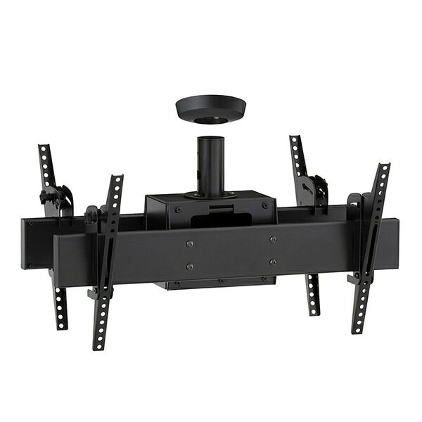 ハヤミ工産(HAMILeX) 天吊り金具 ～100V型 ブラック 両面金具 ツイン金具 サイネージ CH-T83B