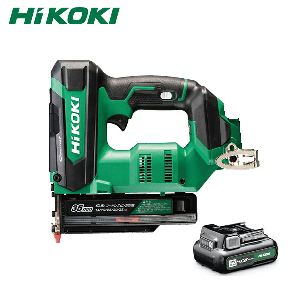 HiKOKI　10.8V コードレスピン釘打機　NP1235DA（LS)　電池計一個付　ケース付 5780-4110