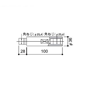 HiKOKI（日立工機） 中間ロッド（延長棒） No.304063