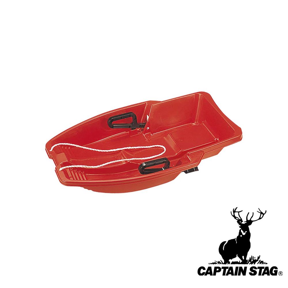 【2個セット】キャプテンスタッグ(CAPTAIN STAG) スノースティングレー(レッド) | レッド ソリ 雪遊び アウトドア おもちゃ そり メンズ レディース ジュニア 雪滑り スポーツトイ ブルー 青 赤 スノ スティングレ ブレーキ付き ブレーキ ボード