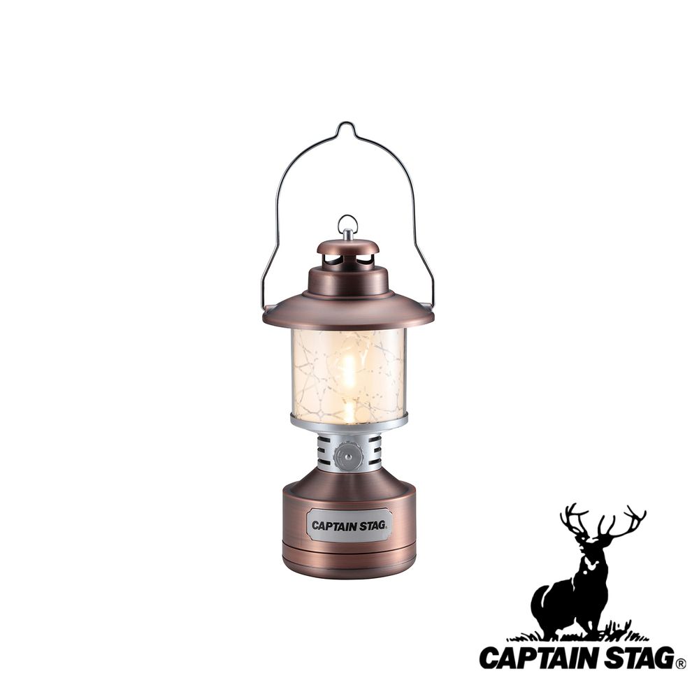 【2個セット】キャプテンスタッグ(CAPTAIN STAG) ツインライト LEDランタン ステンドグラス風シート付 (アンティーク) | アンティーク ツインライト LEDランタン ランタン アウトドア ライト キャンプ グランピング 照明 灯り