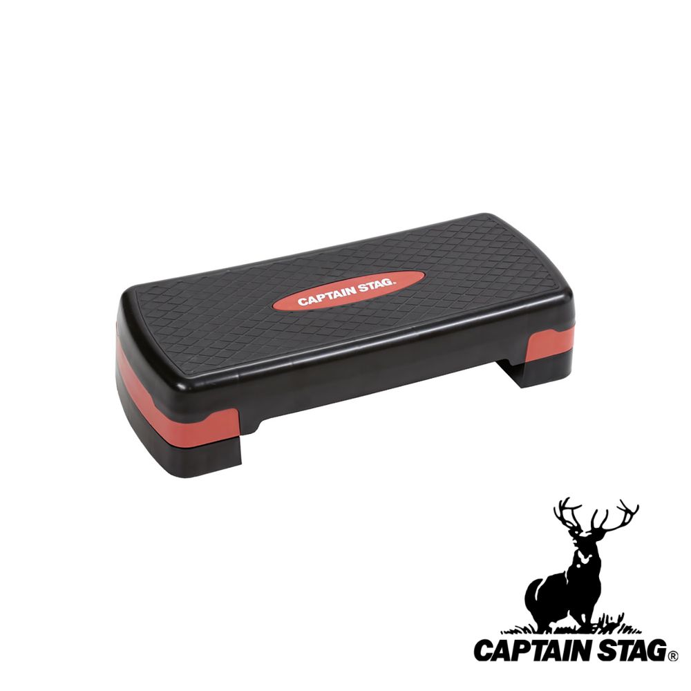 【2個セット】キャプテンスタッグ(CAPTAIN STAG) エアロビックステップ | エクササイズ フィットネス エアロビクス ステップ台 幅680 奥行280 高さ150mm ステップ ダイエット トレーニング 筋トレ 上り下り運動 踏み台 踏み台昇降 組立式