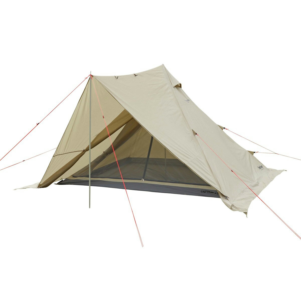 【2個セット】キャプテンスタッグ(CAPTAIN STAG) トレッカー ワンポールレクタ270 TYPE2(カーキ) | カーキ トレッカー タイプ2 テント 4人用 キャンプ ティピー レクタ UVカット フロア3000mm アウトドア 釣り具 キャンプ用品