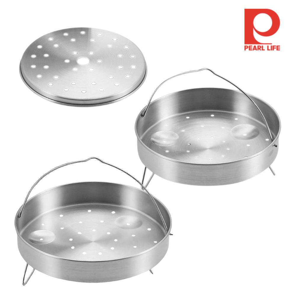 楽天市場】パール金属 圧力鍋用「蒸し目皿20cm用4.5L用/H5036 : 生活館