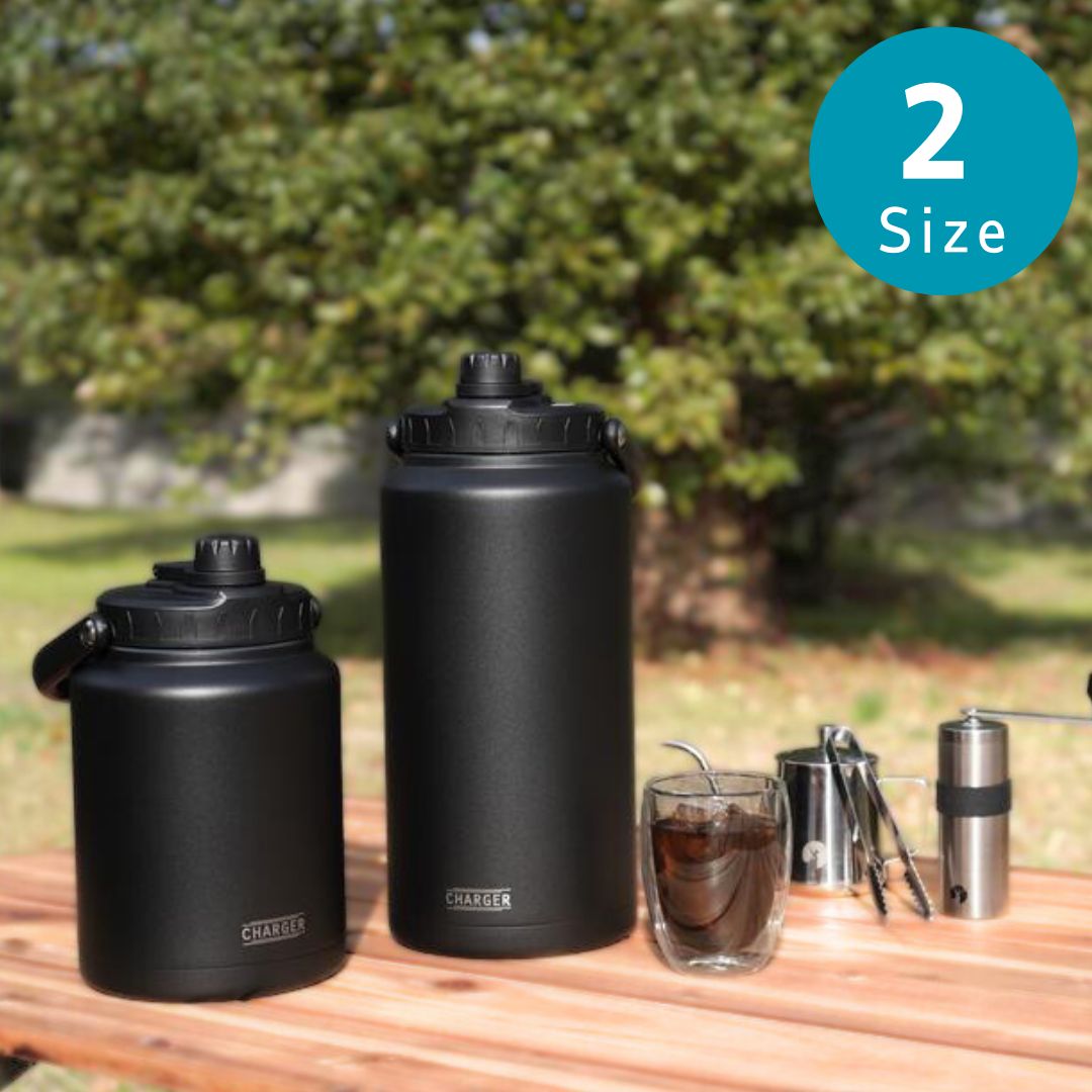 【2個セット】選べる2size チャージャー アイスコンテナジャグ 2200ml 3800ml | 保冷 水筒 アイスコンテナジャグ 大容量 直飲み 氷 アウトドア ジャグ 真空断熱 アイスコンテナ ハイブリット 新生活 保冷専用 スポーツ 部活 運動会 氷保存 アイスキャリー 氷を入れやす 5,168円