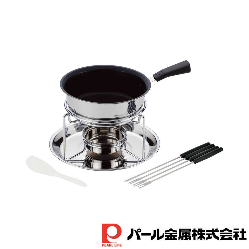 楽天市場】【燕三条】フォンデュ鍋 オイルパン:素銅、チーズパン:茶