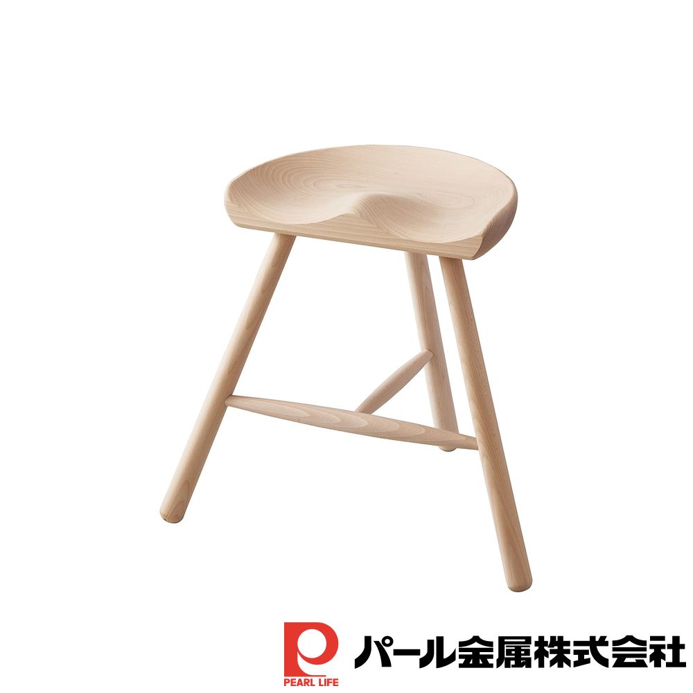 メーカー欠品中:9月予定 パール金属 SHOEMAKER CHAIR49 ナチュラル |天然木 イス チェア 木製 ウッドチェア おしゃれ 北欧 椅子 スツール 幅530 奥行400 高さ490mm 家具 日用品 ワーナー社 N7|セミプロDIY店ファースト