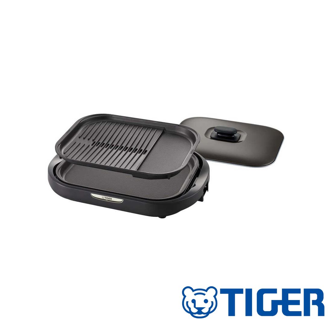 【2個セット】タイガー魔法瓶 TIGER タイガー ホットプレート CRC-B202(T) | タイガー ブラウン モウいちまい 3mコード 平面 焼肉 鉄板焼き 穴あき 丸洗い 水洗い 取り外し可 3mロングコード 金属ヘラ付 キッチン|セミプロDIY店ファースト