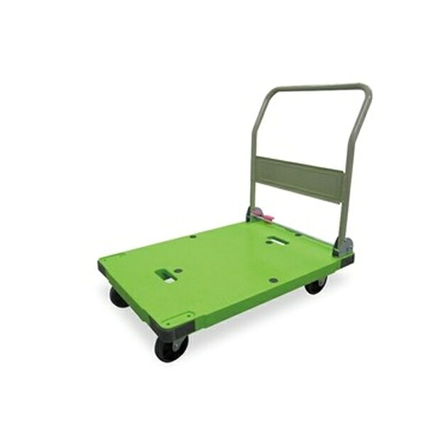 テラモト(TERAMOTO) 台車II (フットブレーキ付) 大 グリーン OT-561-140-1 [法人限定]｜セミプロＤＩＹ店ファースト