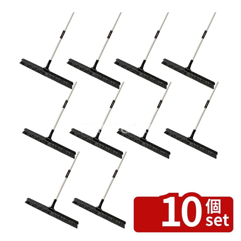 【10個セット】テラモト(TERAMOTO) ニュー自在ホーキ 60cm CL-382-060-0 [法人限定] | テラモトホーキ ニュー自在ホーキ 広いホーキ お掃除道具 玄関掃除 屋外掃除 掃除用具 細かな砂ぼこり 天然木製 600mm幅 ヘッド幅600mm スチール製ホーキ ポリエステル毛
