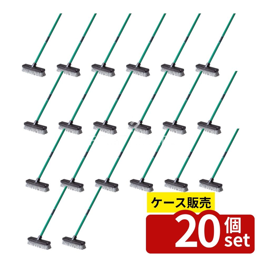 【箱売り 20個セット】テラモト(TERAMOTO) ワイドデッキ24 24cm CL-419-224-0 [法人限定] | デッキブラシ ワイドデッキ 清掃用品 24cm 業務用 掃除道具 コンクリート掃除 タイル掃除 床掃除 スポンジブラシ 商業施設 ホテル用 ワックスがけ デッキクリーナー｜セミプロＤＩＹ店ファースト