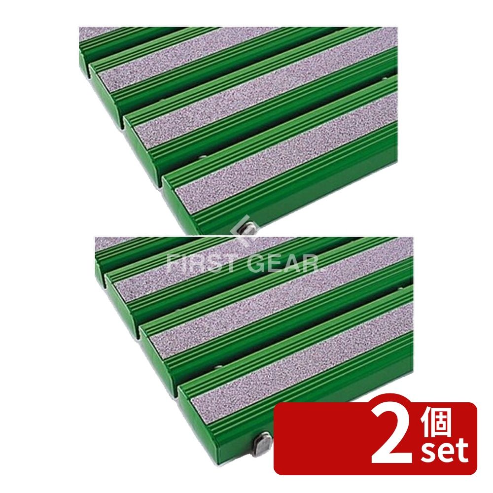 【2個セット】テラモト(TERAMOTO) 抗菌滑り止め安全スノコ完成品 緑 600x900 MR-098-441-1 [法人限定] | 抗菌 スノコ 滑り止め テラモト 安全スノコ 水廻り 用途 法人専用 受注生産 防カビ 足元 屋内用 更衣室 下足場 強度 600mm 900mm 硬質塩化ビニール ポリエチレン