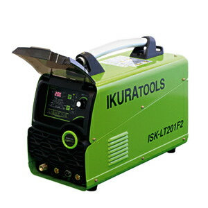 育良精機(イクラ) ライトティグ 100V/200V兼用 フルデジタル制御DCパルスTIG溶接機 ISK-LT201F2