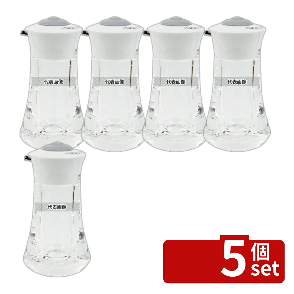 【5個セット】台和(Daiwa) プッシュワン・プラスM PU-2M ホワイト 47ml 47ml PU-2S φ61×H111mm 醤油差し No.0345730