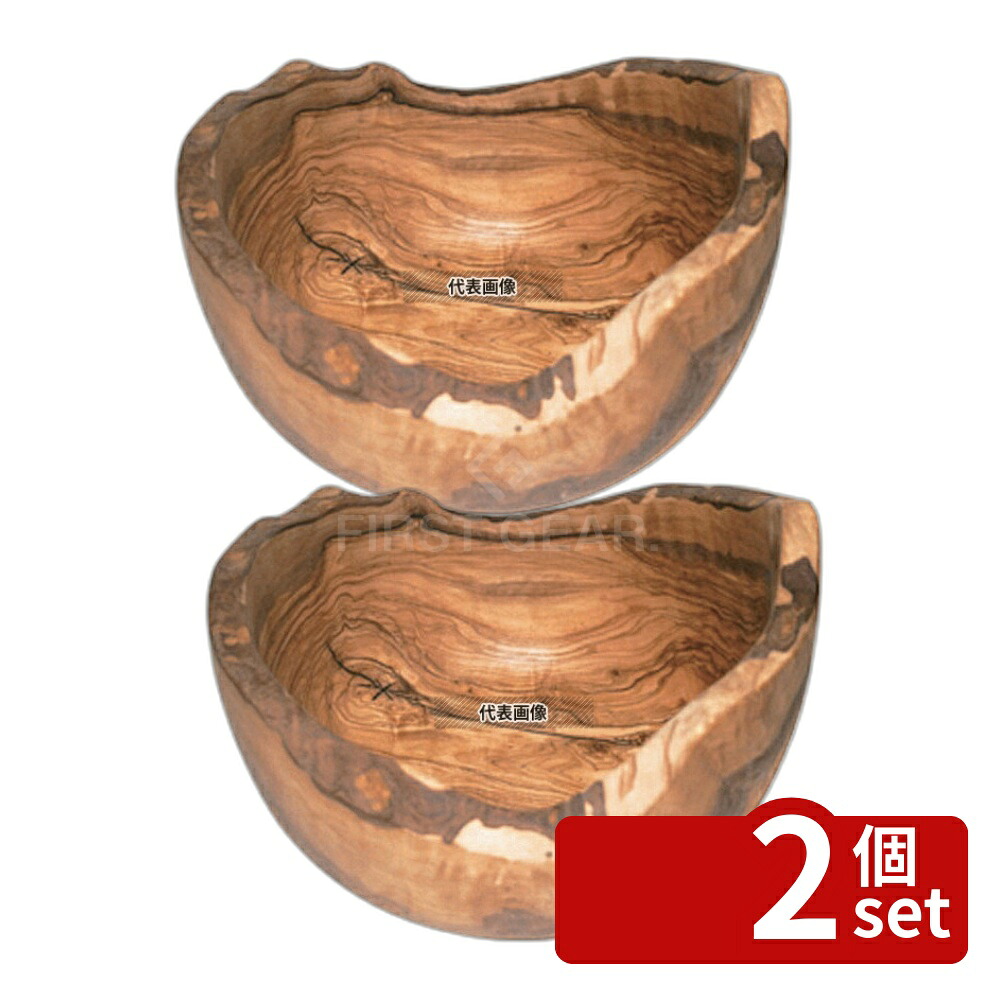 【2個セット】リビングカマトク ドリス・オリーブ ラスティックフルーツボール 30cm 約300×300mm ボウル No.0313690
