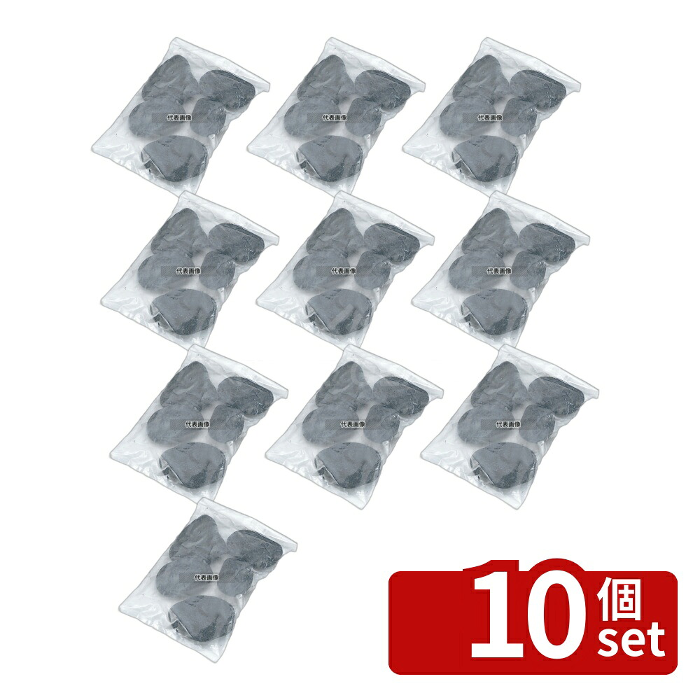 【10個セット】江部松商事 海石鍋用石 1kg 大 石 No.5246000