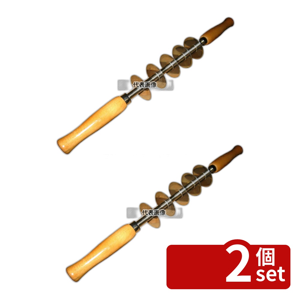 【2個セット】ローラーカッター 5連 φ55×470 製菓/ベーカリー用品 No.5510700
