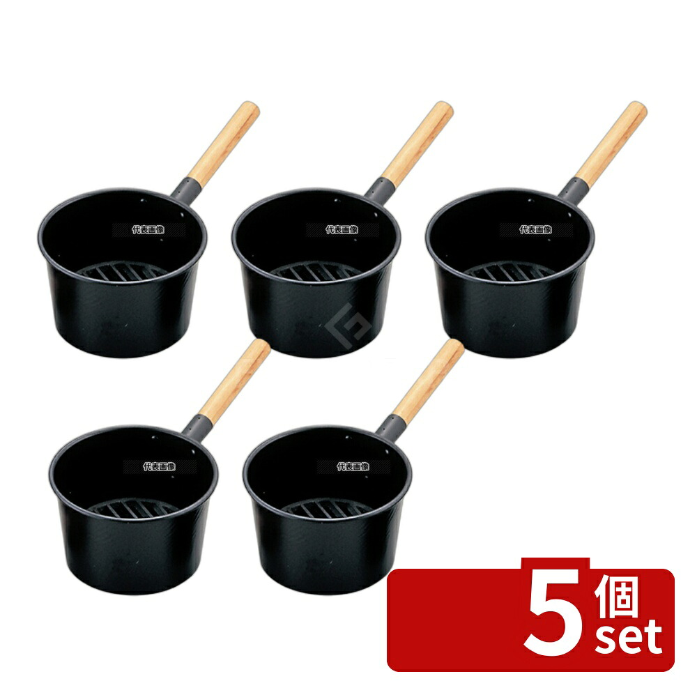 【5個セット】江部松商事 鉄 木柄 火起し 15cm φ150×H100×320 火起こし No.5869500
