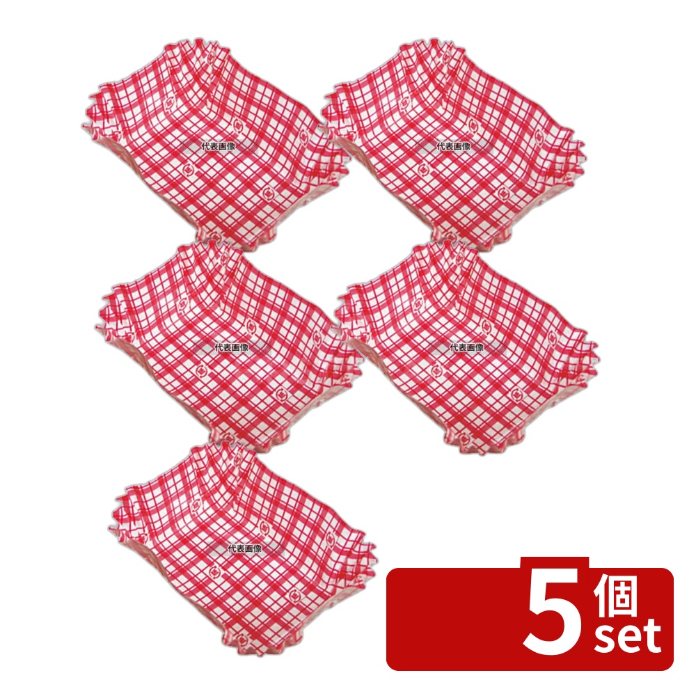 【5個セット】アヅミ産業 ココ･ケース (500枚入) 角大 赤 H30 フィルムケース No.5754990