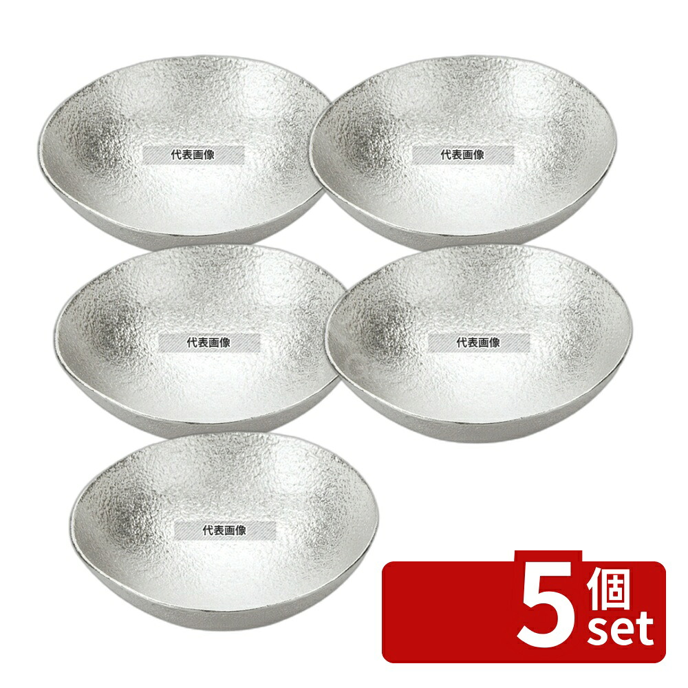 【5個セット】能作 錫 kuzushi Tare 中 501550 φ100×H35 皿 No.5928200|セミプロDIY店ファースト