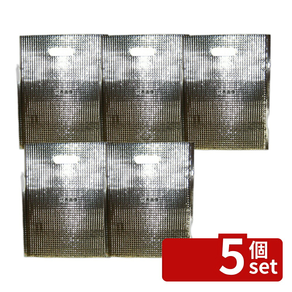 【5個セット】江部松商事 保冷･保温バッグ エスケークール シルバー (10枚入) LC-S 間口:215 運搬/ケータリング No.6142090